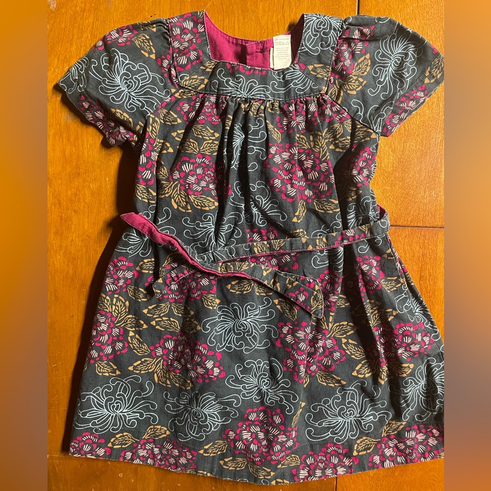 Tea collection kazari floral dress and leggings.